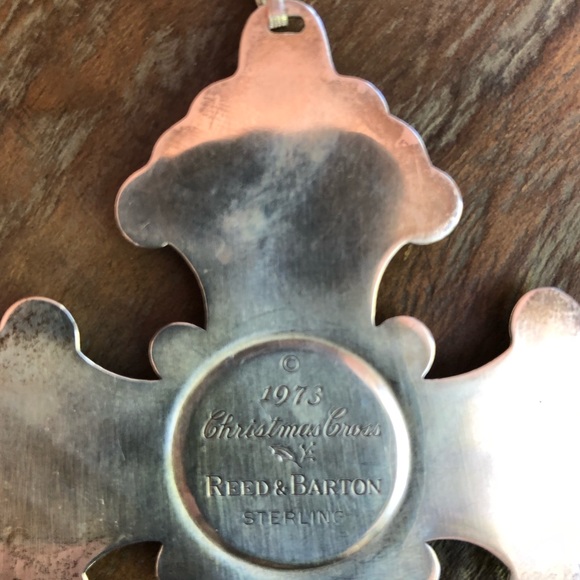Reed & Barton 925 sterling silver Limited Edition Christmas cross from 1973 - Picture 7 of 13